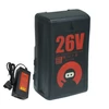 Kép 1/7 - 26V 190Wh V-LOCK,V-mount akkumulátor D-TAP töltővel (NEM használható 12V-15V eszközökkel)