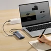 Kép 22/40 - Baseus Metal Gleam Series 6 az 1-ben dokkoló, HUB USB Type C Power Delivery 100 W / 2x HDMI 4K 30 Hz / 3x USB 3.2 Gen 1 szürke (WKWG030113)