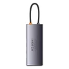 Kép 6/40 - Baseus Metal Gleam Series 6 az 1-ben dokkoló, HUB USB Type C Power Delivery 100 W / 2x HDMI 4K 30 Hz / 3x USB 3.2 Gen 1 szürke (WKWG030113)
