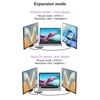 Kép 8/40 - Baseus Metal Gleam Series 6 az 1-ben dokkoló, HUB USB Type C Power Delivery 100 W / 2x HDMI 4K 30 Hz / 3x USB 3.2 Gen 1 szürke (WKWG030113)