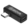Kép 4/4 - Boya BY-K5 Type-C apa / anya 90 fokos adapter