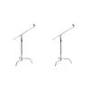 Kép 1/8 - C-stand boom állvány 3m + 1.25m rozsdamentes acélból - 2db