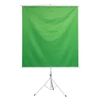 Kép 1/3 - Chroma key, green screen zöld háttér állvánnyal 145x155cm