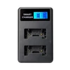 Kép 5/6 - Dupla OLYMPUS LI-40B/42B USB-s akkumulátor töltő LCD kijelzővel (SYA0011446)