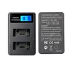 Kép 6/6 - Dupla OLYMPUS LI-40B/42B USB-s akkumulátor töltő LCD kijelzővel (SYA0011446)