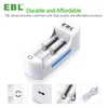 Kép 5/8 - EBL univerzális micro USB-s töltő 10440/14500/16340/18500/18650 akkumulátorokhoz dupla foglalattal (AA/AAA)