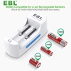Kép 6/8 - EBL univerzális micro USB-s töltő 10440/14500/16340/18500/18650 akkumulátorokhoz dupla foglalattal (AA/AAA)