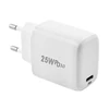 Kép 6/6 - Foneng EU40 USB-C hálózati töltő adapter 25W PD QC 3.0 (fehér)