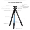 Kép 6/9 - Fotopro P-6 professzionális karbon fényképező állvány, tripod gömbfejjel