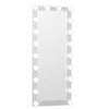 Kép 3/7 - Hollywood tükör (HW-DC117-17) álló sminkes tükör fehér 20db LED izzóval, sminktükör
