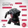 Kép 4/7 - Jackal Giant V1 fluid fejes fényképező állvány, tripod (192cm)
