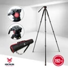 Kép 5/7 - Jackal Giant V1 fluid fejes fényképező állvány, tripod (192cm)