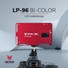 Kép 1/7 - Jackal LP-96 Bi-Color led videólámpa piros színben 3000-6500K