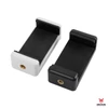 Kép 4/6 - Jackal MBH-BW mobiltelefon rögzítő, telefontartó adapter két 1/4-es furattal - Fekete