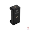 Kép 1/6 - Jackal MBH-BW mobiltelefon rögzítő, telefontartó adapter két 1/4-es furattal - Fekete
