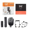 Kép 10/12 - KF Concept CMM600 vlog videomikrofon szett mobiltelefonhoz és kamerához 3.5mm-es TRS/TRRS jack csatlakozóval (KF10.014)