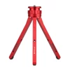 Kép 1/6 - PULUZ alumínium asztali állvány, mini tripod piros (PU601R)