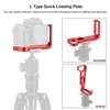 Kép 4/5 - PULUZ L bracket, L konzol Sony A9 (ILCE-9) / A7 III / A7R III -hoz, piros (PU3541R)
