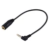 Kép 1/5 - PULUZ TRRS 3.5mm jack hosszabbító kábel 20cm (PC0212B)