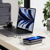 Kép 4/10 - Satechi Duo vezeték nélküli töltő, Power Bank állvány 10000 mAh asztroszürke (ST-UCDWPBSM) töltőállomás, Airpods, iPhone
