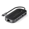 Kép 1/9 - Satechi USB-4 többportos adapter, HUB elosztó W2.5G Ethernet (1xHDMI2.1, 1xUSB-A, 2x USB-C, Audio 3.5mm, Ethernet) - fekete (ST-U4MGEM)
