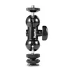 Kép 3/7 - SmallRig dupla gömbfej vakupapucs adapterrel, 1/4-es csatlakozással (1135)