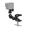 Kép 4/9 - SmallRig multifunkciós rögzítő satu és gömbfejes Magic Arm akciókamera adapterrel (1138B)