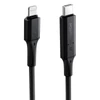 Kép 3/9 - Apple MFI TYPE-C - LIGHTNING KÁBEL SPIGEN PB1901 POWERARC PD100W/2A 1M FEKETE (000CA26491)