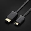 Kép 3/11 - Ugreen HDMI - mini HDMI kábel 19 pin 2.0v 4K 60Hz 30AWG 1,5m fekete (11167)