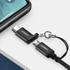 Kép 4/9 - Ugreen micro Micro USB/USB Type-C átalakító adapter rögzítővel szürke
