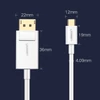 Kép 4/11 - Ugreen Unidirekciós USB Type-C - Display Port 4K 1.5m Fekete (MM139) Adapter Kábel