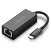 Kép 1/11 - Ugreen USB Type C 1000Mbps Gigabit külső hálózati adapter fekete (50307)