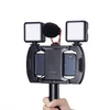 Kép 6/7 - ULANZI U-Rig Lite videós mobiltelefon rig vlogoláshoz, állványra szerelhető, 3 vakupapucs foglalattal
