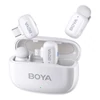 Kép 4/4 - BOYA Mini 13 Ultrakompakt vezeték nélküli mikrofon 2 adó + 2 vevő (USB-C + Lightning csatlakozó) + 1 töltőtok. Fehér
