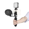 Kép 1/4 - YELANGU PC09 vlogger kit, videós szett mobiltelefonhoz LED lámpával, mikrofonnal