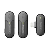 Kép 1/4 - Yesido - Lavalier Mikrofon 2in1 (KR16) - Lightning, 70mAh, Vezeték nélküli, 2.4GHz - Fekete