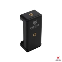 Jackal MBH-BW mobiltelefon rögzítő, telefontartó adapter két 1/4-es furattal - Fekete