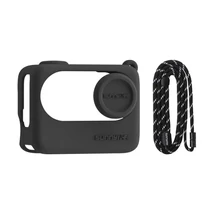 Sunnylife szilikon tok pánttal Insta360 GO 3S-hez (fekete) (G3S-BHT838-D) Sunnylife szilikon tok pánttal Insta360 GO 3S-hez (fekete) (G3S-BHT838-D)