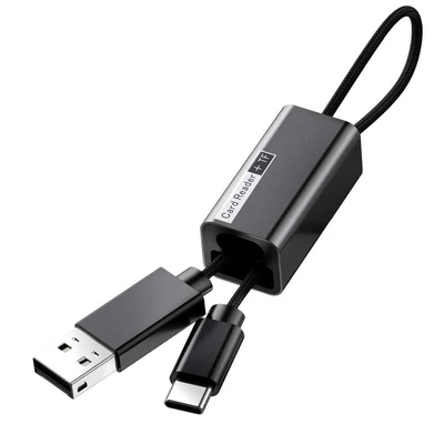 Baseus Pedant TF / MicroSD memóriakártya olvasó fekete 2in1
