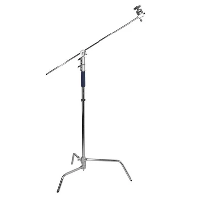 C-stand boom állvány 3m + 1.25m rozsdamentes acélból 