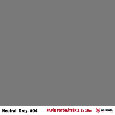 Jackal BGP-04 2.7x10 méter szürke papír fotóháttér, háttér