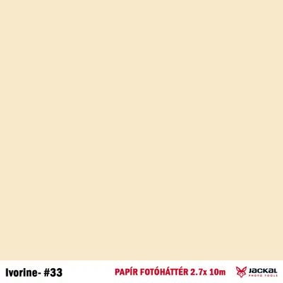 Jackal BGP-33 2.7x10 méter Ivorine bézs papír fotóháttér, háttér