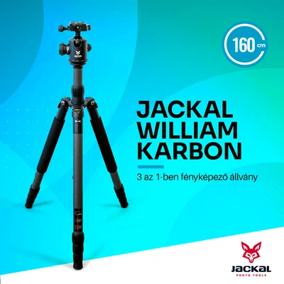 Jackal William Karbon fényképező állvány