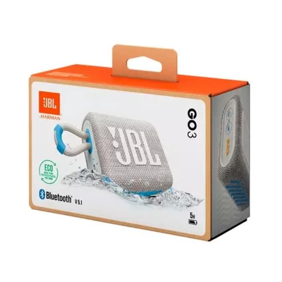 JBL Go 3 Eco Bluetooth Vezeték nélküli Hangszóró Fehér EU