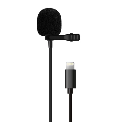 LituFoto VV10 lavalier, csíptetős mikrofon lightning (iOS) csatlakozóval