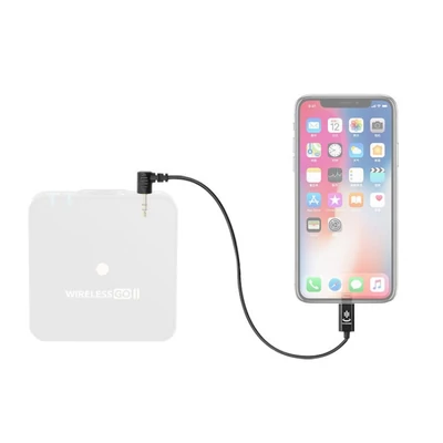 Mikrofon összekötő kábel 3.5mm jack (TRS) - lightning