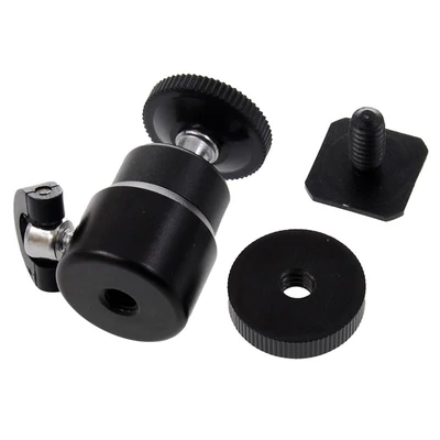 Mini gömbfej 1/4-es csatlakozással, vakupapucs adapterrel (UB3)