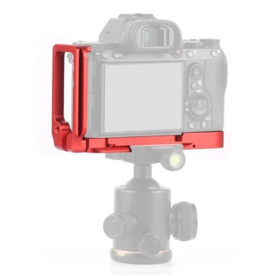 PULUZ L bracket, L konzol Sony A9 (ILCE-9) / A7 III / A7R III -hoz, piros (PU3541R)