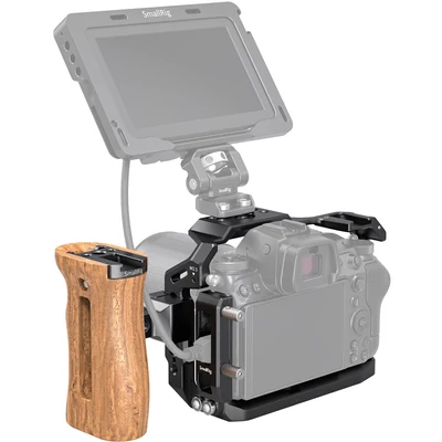 SmallRig Camera Cage és oldalsó fa fogantyú, markolat Kit Nikon Z7 II/Z7/Z6/Z6 II/Z5 kamerákhoz (3142)