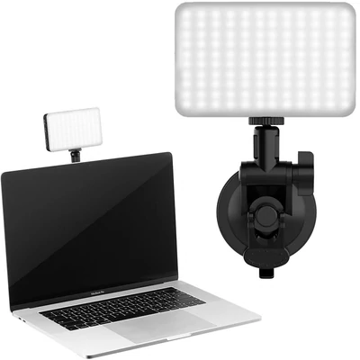 Ulanzi VIJIM VL120 LED világítás/videólámpa tapadókoronggal videókonferenciához (2176)